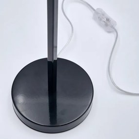 Stolná lampa ASTRID 1xE27/60W/230V lesklá čierna