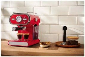 Silvercrest®  Kávovar Retro 1973 Semc 1100 A1/Soemc 1100 A1, červená (červená 1973)  (100393785)