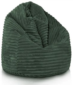 Sedací vak Bag Sako L Stripe Farba: Zelený