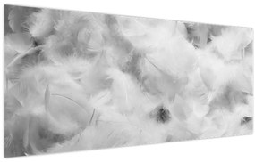 Obraz - Oblaky perie (120x50 cm)