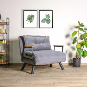 Kreslo Sando Single Grey