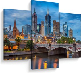 Obraz mesta Melbourne (90x60 cm)