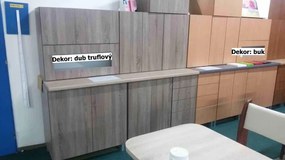 Kuchynská linka Agáta 180/240, dub sonoma