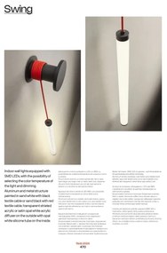 Redo 01-3304 - LED stmievateľné nástenné svietidlo SWING LED/16W/230V 3000/4000K CRI 90 čierna