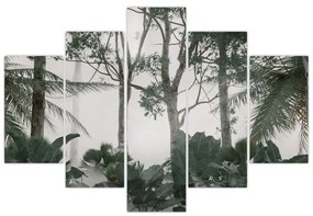 Obraz - Jungle v rannej hmle (150x105 cm)