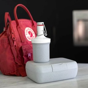 Koziol Fľaša na vodu PLOPP TO GO MINI, 200 ml, sivá