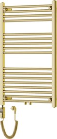 Mexen Mars, elektrické vykurovacie teleso 900 x 600 mm, 300 W, zlatá lesklá, W110-0900-600-2300-50