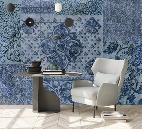 Gario Fototapeta Vintage modrá mozaika - Andrea Haase Materiál: Vliesová, Rozmery: 200 x 140 cm