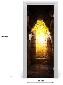 Fototapeta samolepiace na dvere piváreň zamku 75x205 cm