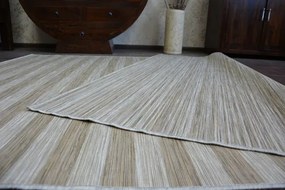 Exteriérový Obojstranný Koberec SIZAL DOUBLE 29203/750 Pásky hnedý/béž