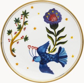 Ručne vyrobený porcelánový dezertný tanier Fabula