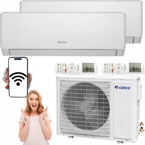 Domáca klimatizácia Multisplit Gree Pular 3,2kW 3,2kW Wifi funkcia Ohrievania