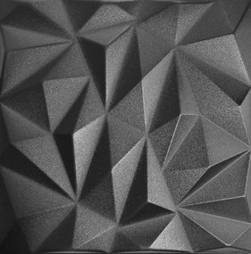 Stropné panely 3D XPS K58, cena za kus, rozmer 50 cm x 50 cm, Zirkon čierny, IMPOL TRADE