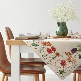 GOBELÍNOVÝ OBRUS NAT 100X100 CM VZOROVANÝ