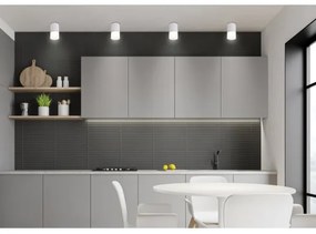 Bodové svietidlo TUBA 1xGU10/15W/230V šedá/biela