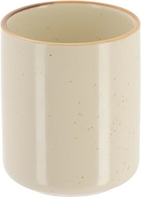 Sada kúpeľňových doplnkov Elva, béžová/s drevenými prvkami