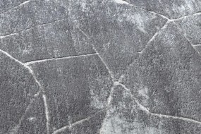 Koberec MEFE kruh 2783 Marmur - tmavo sivý
