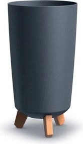 Vysoký kvetináč GRACIE TUBUS antracitový