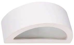 Sollux SL.1458 - Nástenné svietidlo ATENA 1xE27/15W/230V 20 cm biela