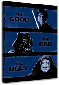 Gario Obraz na plátne Star Wars, koláž kultových filmových postáv - DDJVigo Rozmery: 40 x 60 cm