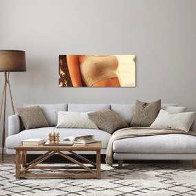 Obraz - Žena pri strome (120x50 cm)
