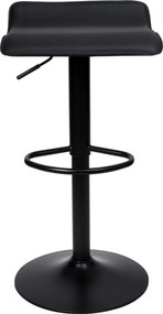Barová stolička PORTI BLACK - čierna