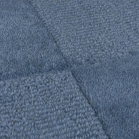 Tmavomodrý ručne tkaný vlnený koberec 120x170 cm Checkerboard – Flair Rugs