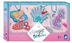 Janod Atelier Midi Kreatívna sada Trblietavé obrázky s kryštálikmi Magický oceán od 7rokov
