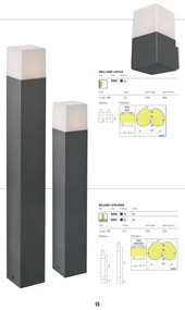 Redo 9265 - Vonkajšie nástenné svietidlo TOGO 1xE27/13W/230V IP44