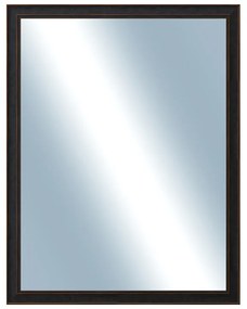 DANTIK - Zrkadlo v rámu, rozmer s rámom 70x90 cm z lišty ANDRÉ veľká čierna (3154)