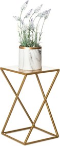 STOJAN NA KVETINÁČ LOFT4 40X24X24 CM ZLATÁ