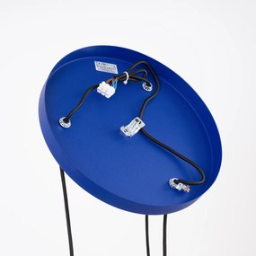 Závesné svietidlo Estria, 3x biele kovové tienidlo, bl, o