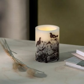 LED sviečka Winter Capercaillie 10cm