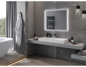 Mexen Zusa, LED kúpeľňové zrkadlo s podsvietením 100x80 cm, 6000K, ochrana proti zahmlievaniu, 9808-100-080-611-00