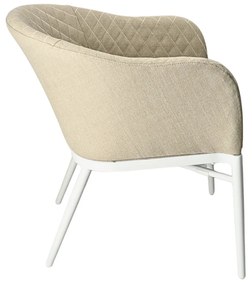 KORAT záhradná stolička s podrúčkami beige