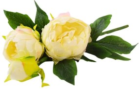 Kytica Paeonia 37cm biela A2150065