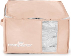 Vákuový plastový úložný box na oblečenie 42x40x25 cm Pink Edition – Compactor