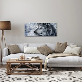 Obraz - Kreslený vlk (120x50 cm)