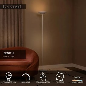 Lucide 19791/20/31 - LED Stmievateľná stojacia lampa ZENITH LED/20W/230V biela