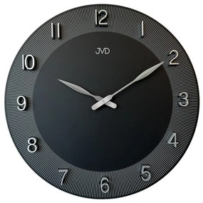 Dizajnové nástenné hodiny JVD HC501.2 čierna