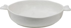 Biela servírovacia misa s krídlami Wings - 27*22*5 cm