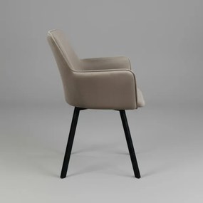 Jedálenská stolička AMELIA taupe