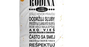 Sablio Uterák Rodina 3 - 30x50 cm