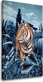 Obraz na plátne TIGER V PRÍRODE 001