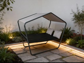 CH DVOJITÉ ZÁHRADNÉ LEHÁTKO S STRECHOU 233 x 136 x 191 CM