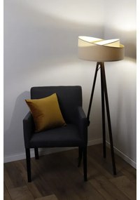 Stojacia lampa GALAXY 1xE27/60W/230V béžová/wenge