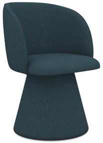 Čalúnené jedálenské kreslo v petrolejovej farbe Maia – Makamii