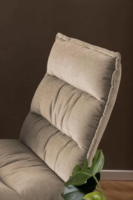Otočné lounge křeslo Blizzard béžové