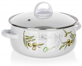 Banquet 6-dielna sada smaltovaného riadu Olives