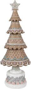 Dekorácia vianočný perníkový stromček Gingerbread Tree - Ø 16*42 cm